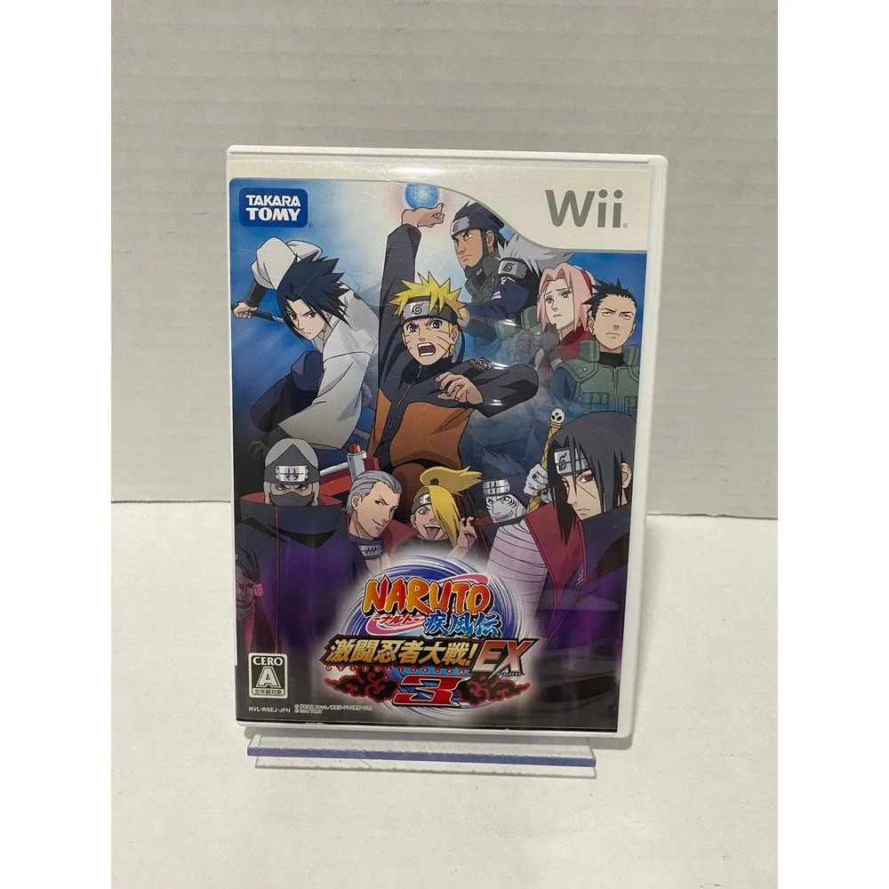 Takara Tomy Naruto Shippuden Gekitou Ninja Taisen EX 3 Wii NTSC-J Excellent